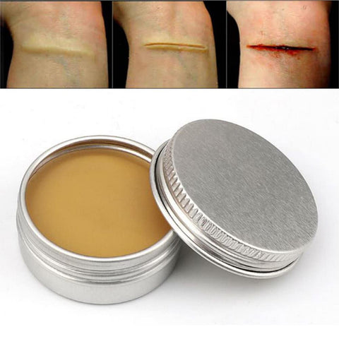 Lucoss Cosplay Makeup for Halloween, 50g Special Effects Fake Wound Skin Scar Wax Fun Themed Party Makeup