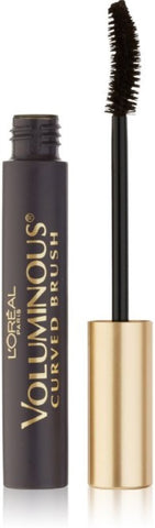 L’Oreal Paris Makeup Voluminous Mascara Original, Curved Brush Lifts & Builds Lashes Up To 5X Volume, Clump Free, Smudge Free, Black Brown, 0.28 Fl Oz