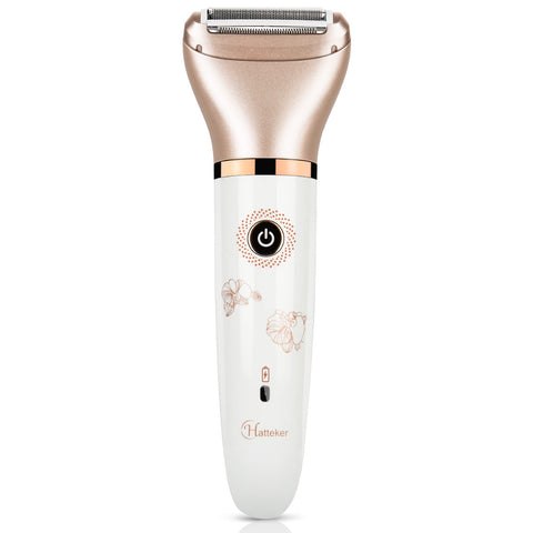 Electric Razor for Women - Painless 2-in-1 Women Shaver Hair Remover for Face, Legs and Underarm, Portable Waterproof Bikini Trimmer Wet and Dry Cordless Lady Hair Removal - Micro USB Recharge