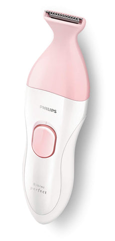 Philips BikiniPerfect Advanced Women's Trimmer Kit for Bikini Line, Rechargeable Wet & Dry use, 3 attachments HP6376/61