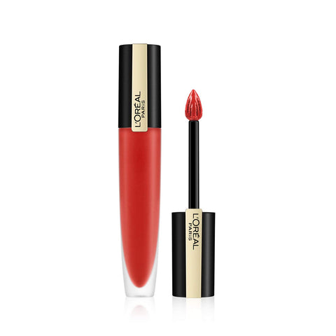 L'Oreal Paris Rouge Signature Matte Lipgloss #113 I Don't, 0.24 Ounce