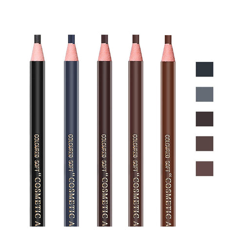 5pcs Microblading Pencil Waterproof Eyebrow Peel-off Pencil Pull Cord Microblading Supplies Brow Lamination Pencil Set For Marking Filling Outlining Eye Brow Liners In 5 Colors