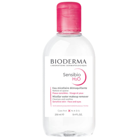 Bioderma - Sensibio - H2O Micellar Water - Makeup Remover Cleanser - Face Cleanser for Sensitive Skin