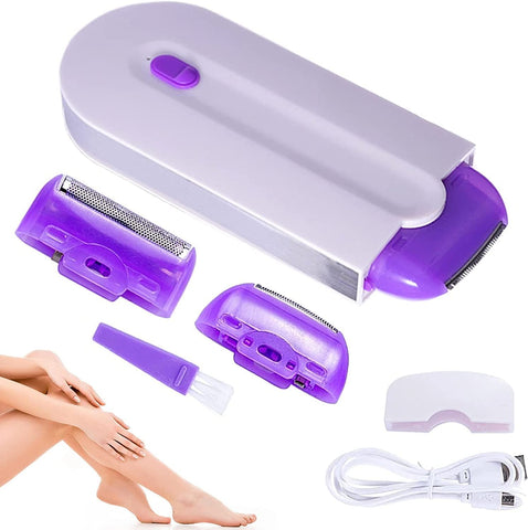 Sunday SKN Silky Smooth Hair Remover, Silky Smooth Hair Eraser Painless Hair Removal, Rechargeable Epilator Smooth Touch Hair Remover - Bald Baddie Hair Remove, Apply to Any Part of The Body