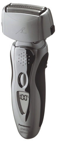 Panasonic ES8109S Men's 3-Blade (Arc 3) Wet/Dry Nanotech Rechargeable Electric Shaver with Vortex Cleaning System, Silver