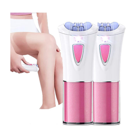 Glabrousskin Hair Remover for Face, Portable Wireless Hair Epilator, Glabrousskin Facial Hair Remover, Glabrous Skin Smooth Glide Epilator, Glabrousskin Hair Remover for All Skin (2 PCS)