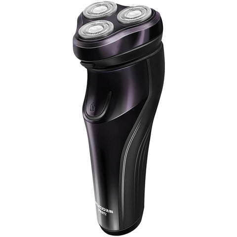 Flyco FS372 Men's Waterproof Electric Shaver IPX7 Wet & Dry Rechargeable Rotary Razor with Pop-up Trimmer, Dark Violet