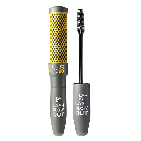 IT Cosmetics Lash Blowout Mascara, Black - Lifts, Volumizes & Separates Lashes - Unique Wand Developed with Drybar - Contains Biotin - 0.24 fl oz