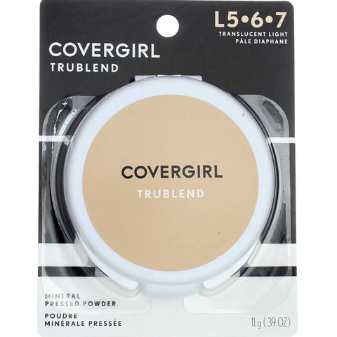 COVERGIRL truBlend Pressed Blendable Powder, Translucent Light, 0.39 Ounce (packaging may vary)