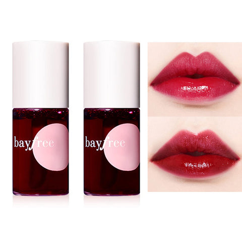 Lip Stain Tint Set,Mini Liquid Lipstick,Sheer Multi Stick Hydrating Formula Moisturizing Cheeks and Eyes, All Day Wear, Easy Application, Shimmery, Blends Perfectly onto Skin 7ml/0.25oz (#03#04)