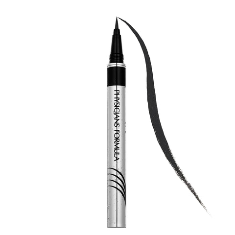Physicians Formula Eye Booster Waterproof Ultra-Fine Liquid Eyeliner Blackest Black | Dermatologist Tested, Clinicially Tested