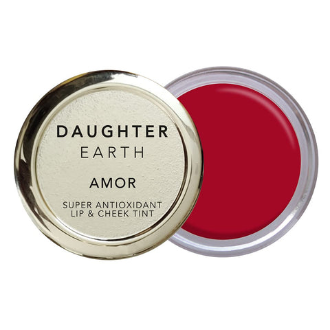 Daughter Earth Vegan Lip and Cheek Tint | Matte Natural Blush for Women | Lip Tint with Vitamin E | Nourishing Cheek Tint With UV Protection | Fights Free Radical Damage | Non-Toxic Skin Care | 4.5 gm