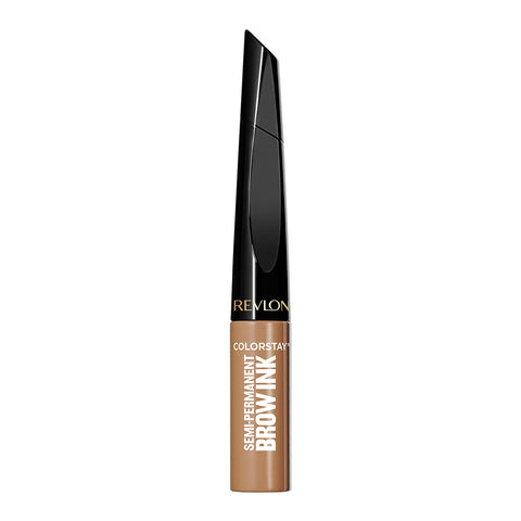 Revlon ColorStay 5-in-1 Semi-Permanent Brow Ink with Spoolie Brush, Waterproof, Transfer-proof, Smudge-proof, Easy to Remove Eyebrow Makeup, 350 Blonde Ink, 0.09 fl oz.
