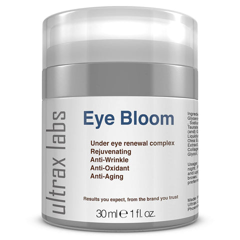 Ultrax Labs Eye Bloom | Under Eye Cream for Wrinkle Repair, Puffiness, Dark Circles and Bags