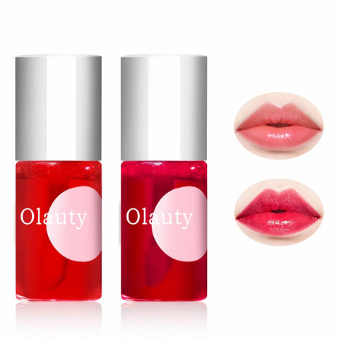 2Colors Lip Tint Stain Set,Matte Velvet Lip Tint Watery Lip Stain,Lip &Cheek Tint Moisturizing Liquid Lipstick,Plump Lip Gloss Long-lasting Waterproof Korean Lip Tint Non-Sticky Tinta De Labios(01+02)