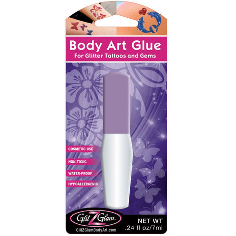 Body Adhesive/Body Glue for Glitter Tattoos/Temporary Tattoos -HYPOALLERGENIC and DERMATOLOGIST TESTED!