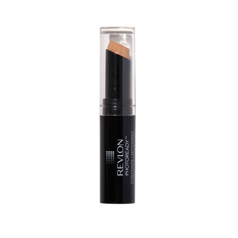 Revlon Concealer Stick, PhotoReady Face Makeup for All Skin Types, Longwear Medium- Full Coverage with Creamy Finish, Lightweight Formula, 004 Medium, 0.11 Oz