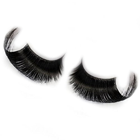 AnHua® New Sexy Fun Ladies Styles Handmade Reusable Long Thick Fancy Party Feather False Eyelashes Makeup Eye Lashes (Black)