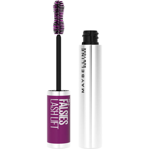 Maybelline New York The Falsies Lash Lift Washable Mascara Volumizing, Lengthening, Lifting, Curling, Multiplying, Eye Makeup, Blackest Black, 1 Count