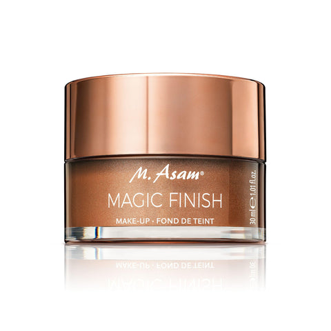 M. Asam Magic Finish Make-up Mousse - 4in1 Primer, Foundation, Concealer & Powder with buildable coverage, adapts to light & medium skin tones, leaves skin looking flawless, 1.01 Fl Oz