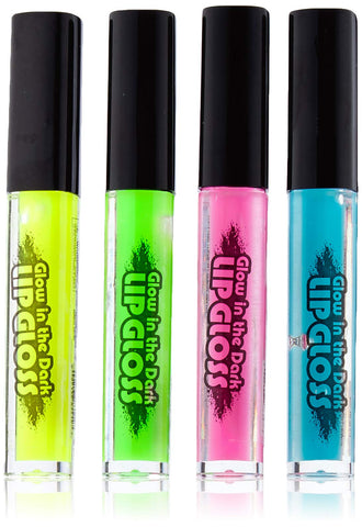 Rhode Island Novelty Assorted Color Glow In The Dark Lip Gloss (4)