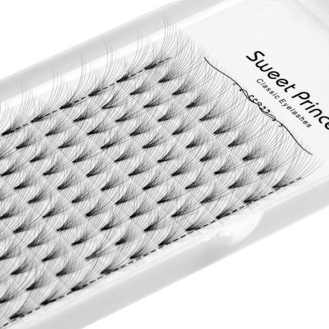120Pcs 10Roots Individual Cluster Fake False Eye lashes Thickness 0.07mm D Curl Volume Premade Fans Eyelashes Extension 8-16mm to Choose (12mm)