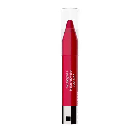 Neutrogena MoistureSmooth Color Stick for Lips, Moisturizing and Conditioning Lipstick with a Balm-Like Formula, Nourishing Shea Butter and Fruit Extracts, 150 Cherry Pink, 011 oz