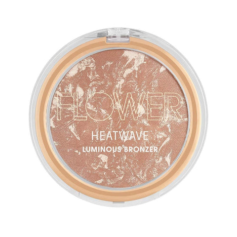 Flower Beauty Heatwave Luminous Bronzer - Bronzer Powder Makeup with Warm Luminous Finish, Sunkissed Skin with an Ambient Glow (Sunrise)