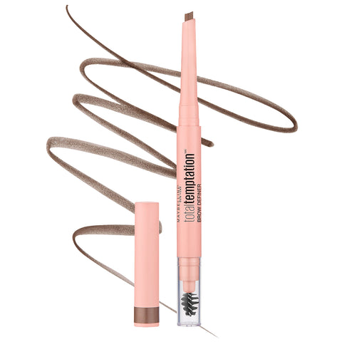 Maybelline New York Total Temptation Eyebrow Definer Pencil, Soft Brown, 1 Count