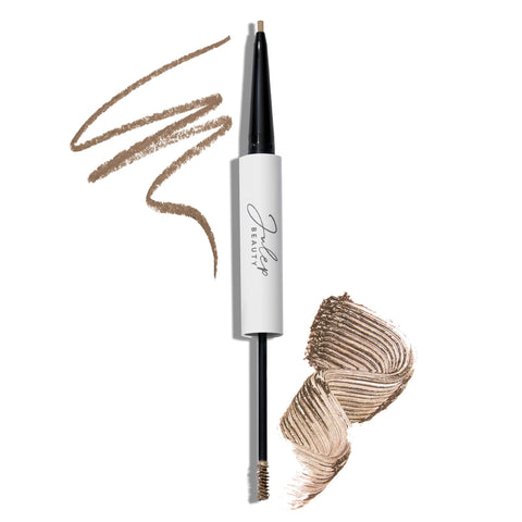Julep Brow 101-2-in-1 Eyebrow Pencil and Tinted Brow Gel - Blonde - Waterproof - Thickening Silk Fibers - All Day Hold - Fill Define and Shape Brows
