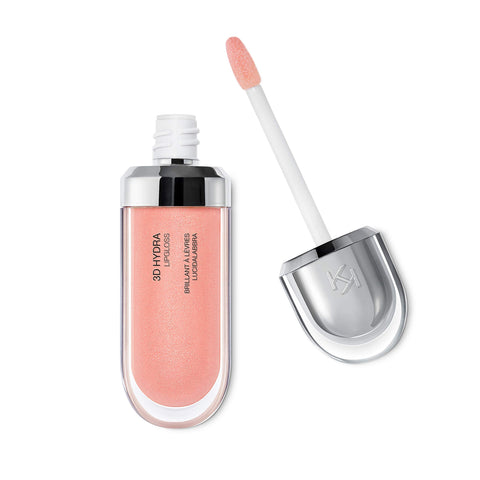 Kiko MILANO - 3d Hydra Lip Gloss 03 Softening Lipgloss for a 3D look | Pearly Apricot Color | Non-Comedogenic | Professional Makeup | Made in Italy