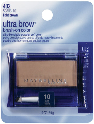 Maybelline New York Ultra-Brow Brow Powder, Shade #10, 0.1 Ounce (Pack of 3)
