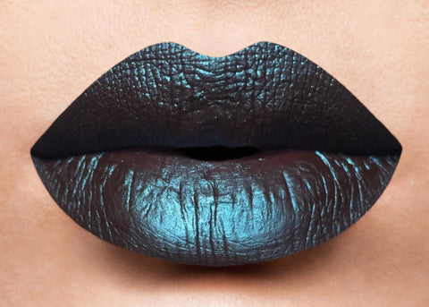 LA Splash Lustre Black Lipstick Long Lasting Liquid Matte Lipstick Day of the Dead Collection (Lustre Catrina)