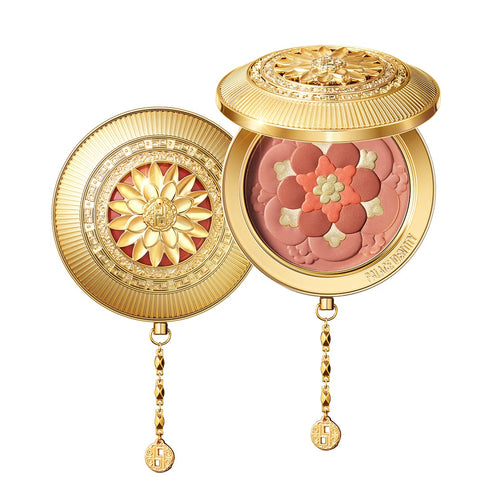 ZEESEA [Palace Identity] Peony Blush?Multi-purpose Makeup Tray, Caramel Nude Brown (H02#Hibiscus)