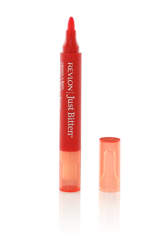 Revlon Just Bitten Lipstain and Balm, Flame, 0.09 Ounces