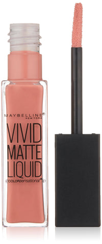 Maybelline New York Color Sensational Vivid Matte Liquid Lipstick, Nude Flush, 0.26 fl. oz.