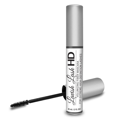 Lavish Lash HD by Hairgenics - Ultra-Premium Volumizing Fiber Mascara for Extreme High Definition Lashes.
