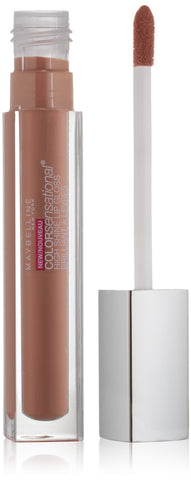 Maybelline New York Color Sensational High Shine Gloss, Luminous Latte, 0.17 Fluid Ounce