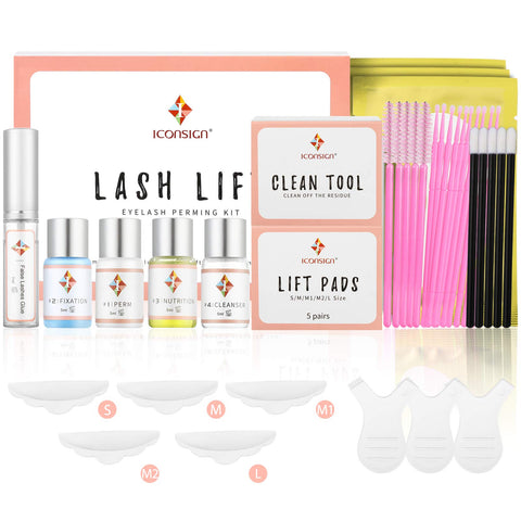 2023 Upgraded Lash Lift Kit Eyelash Perm kit,YIMEIR Professional Salon Semi-Permanent Curling Set,Lash Lifting Tools Suitable For Salon