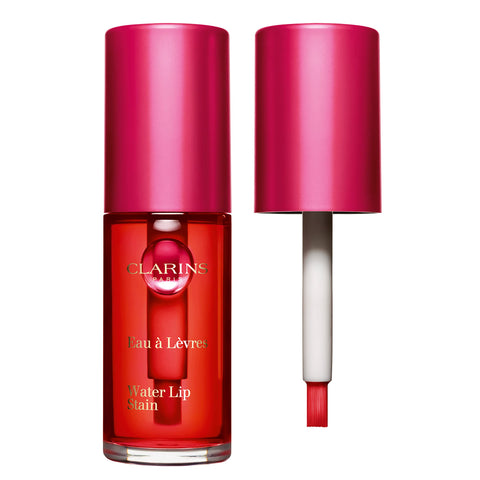 Clarins Water Lip Stain | Matte Finish | Moisturizing and Softening | Buildable, Transfer-Proof, Lightweight and Long-Wearing | Delivers Lip Treatment and Skincare Benefits With Aloe Vera | 0.2 Fl Oz
