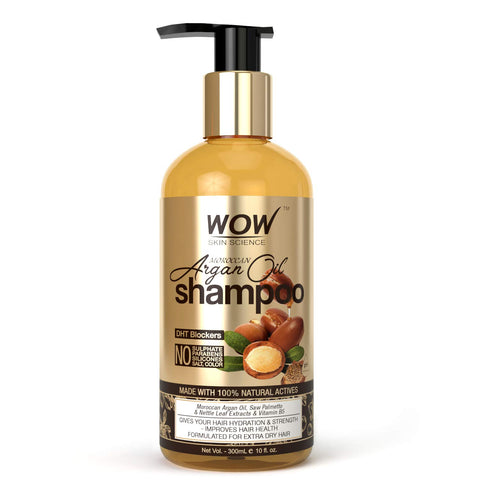 WOW Moroccan Argan Oil Shampoo, 300 ml