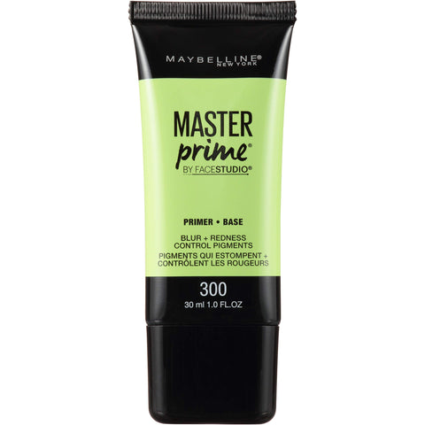 Maybelline New York Face Studio Master Prime Face Primer Makeup Base, Blur + Redness Control, 1 Count
