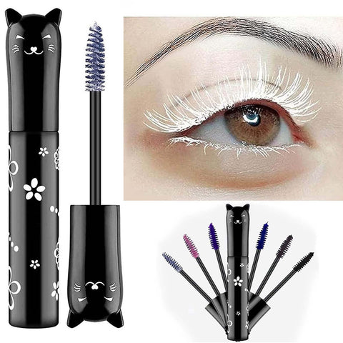 White Mascara For Eyelashes Waterproof Primer Eyes Makeup Voluminous Colored Best Benefit Lengthening Curling Defining Natural Hypoallergenic Party Stage Use