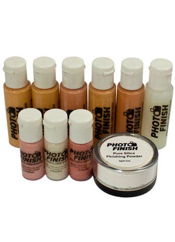 Photo Finish (Airbrush Makeup set-Makeup only-Luminous finish) Fair to Medium Shades