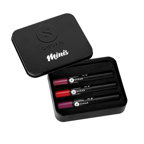 SUGAR Cosmetics Matte As Hell Mini Sets - Bold