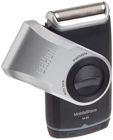 Braun Electric Razor for Men, M90 Mobile Electric Shaver, Precision Trimmer, Washable