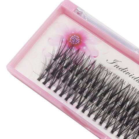 Bodermincer 20D 0.07mm Thickness 8-22mm To Choose Grafting False Eyelashes False Eyelashes Individual Natural Long Mink Fake Eyelashes Extension Handmade (22mm)