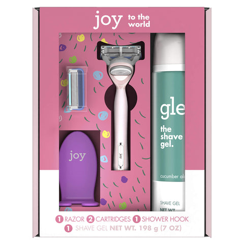 Joy & Glee Women's Razor Holiday Shave Care Gift Set