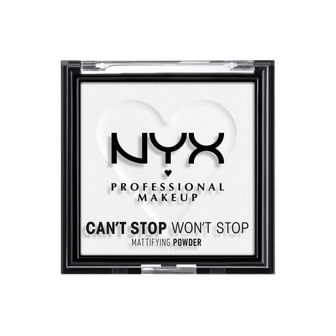 NYX PROFESSIONAL MAKEUP Can't Stop Won't Stop Mattifying Pressed Powder - Bright Translucent