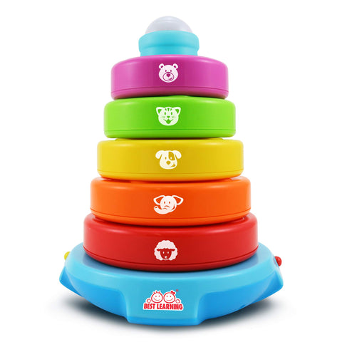 BEST LEARNING Stack & Learn - Educational Activity Toy for Infants Babies Toddlers for . and up - Ideal Baby Toy Gifts